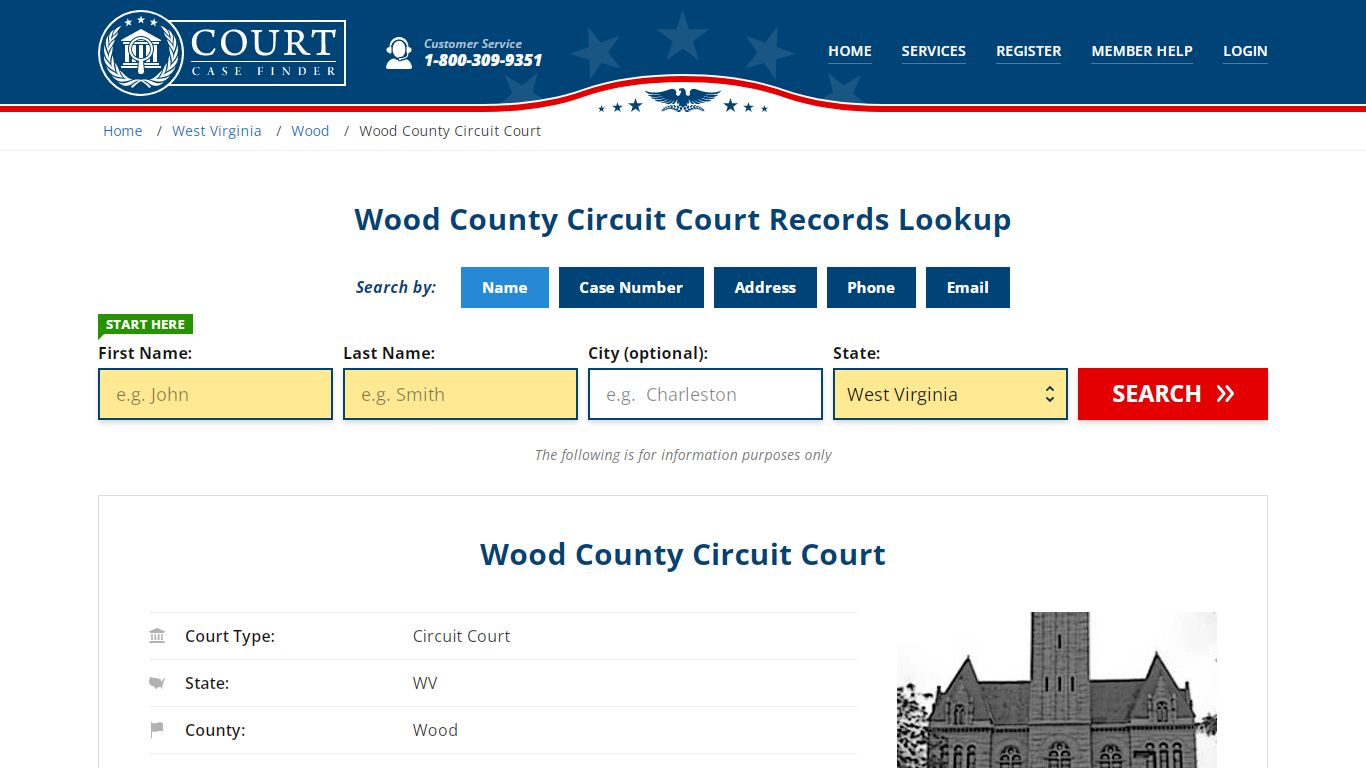 Wood County Circuit Court Records Lookup - CourtCaseFinder.com